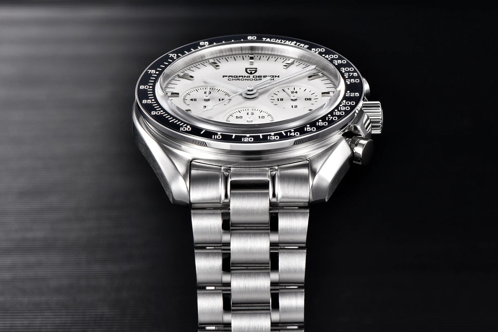 PAGANI DESIGN PD1701 Speedmaster Style Men's Quartz Chronograph VK63 AR Sapphire 18 Variants