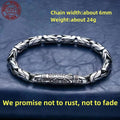 925 Sterling Silver 6MM Vintage Bracelet - 120 Variants Men's Women's