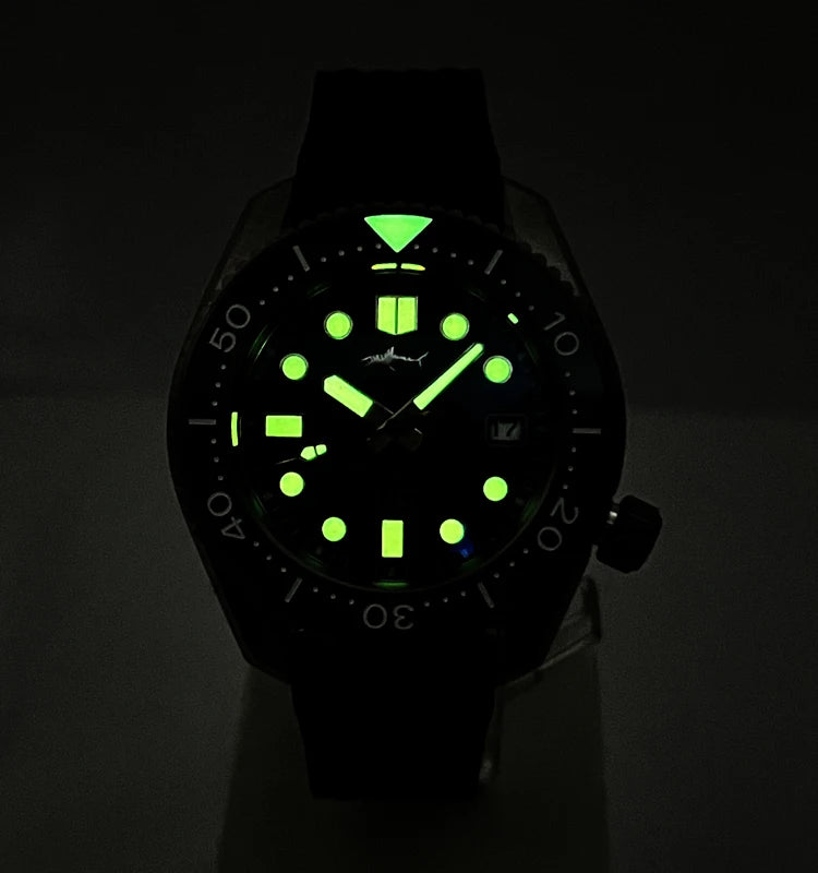 HEIMDALLR Titanium MM300 Diving Watch Sapphire Crystal 30Bar Warterproof C3 Luminous NH35 Automatic Mechanical 42mm Men Watch