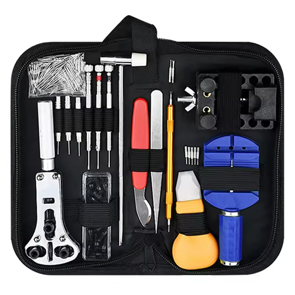 147-Piece Watch Repair Tool Kit - Complete Set for Battery, Strap, Maintenance
