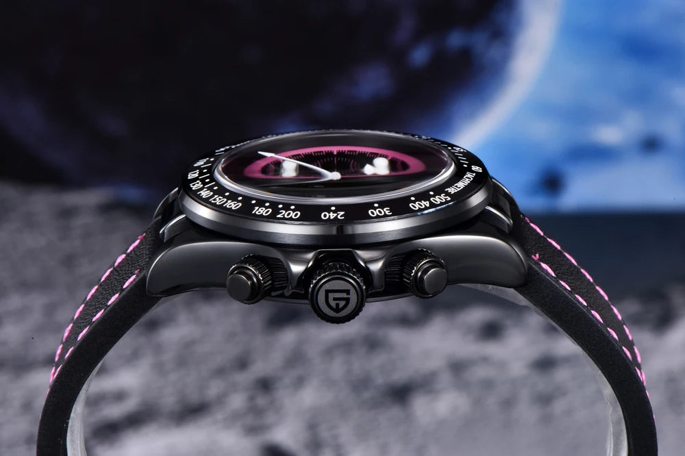 PAGANI DESIGN BB Panda Style Quartz AR Coated Sapphire Chronograph