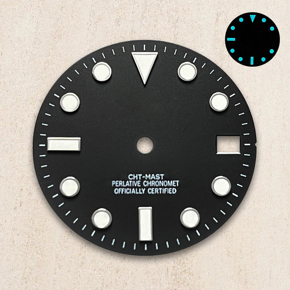 28.5mm Watch Dial for NH35/NH36/NH38/NH39/4R/6R - 5 Variants