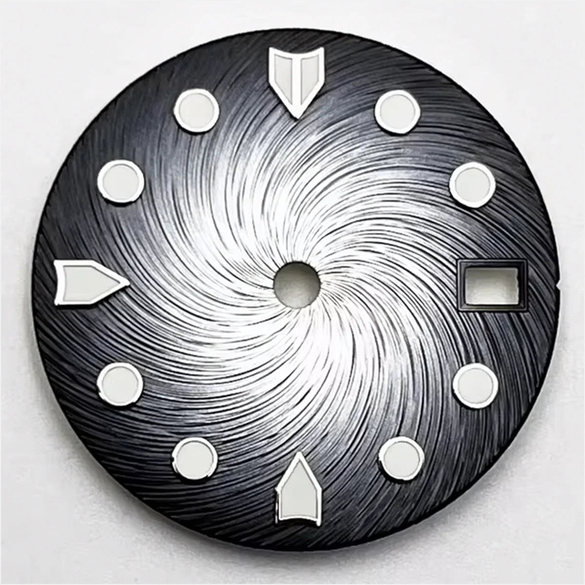 28.5mm S Logo Dial - Blue Luminous for NH35/NH36/4R/7S Movements, 4 Variants