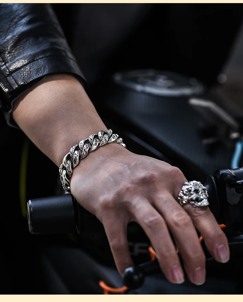 925 Sterling Silver 6MM Vintage Bracelet - 120 Variants Men's Women's