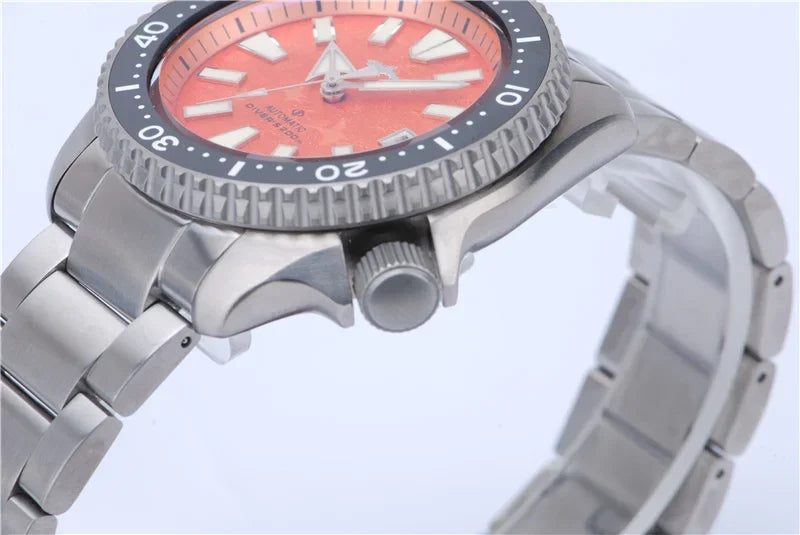 Heimdallr SKX Style Dive Watch Titanium NH35 Automatic Sapphire Crystal 20Bar Waterproof C3 Super Luminous Luxury Man Watch Reloj