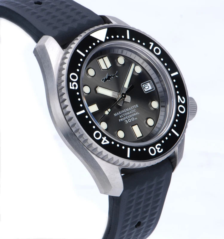HEIMDALLR Titanium MM300 Diving Watch Sapphire Crystal 30Bar Warterproof C3 Luminous NH35 Automatic Mechanical 42mm Men Watch