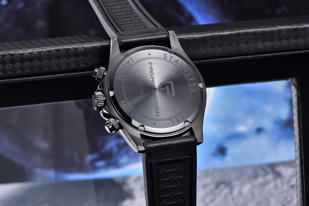 PAGANI DESIGN BB Panda Style Quartz AR Coated Sapphire Chronograph