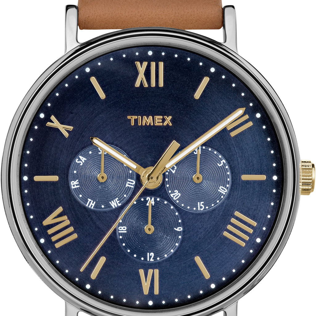 TIMEX Southview 41mm Multifunction Watch - TW2R29100 Chronograph Leather Strap