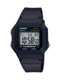 Casio Men's Resin Black Model: W-217H-1AVCF
