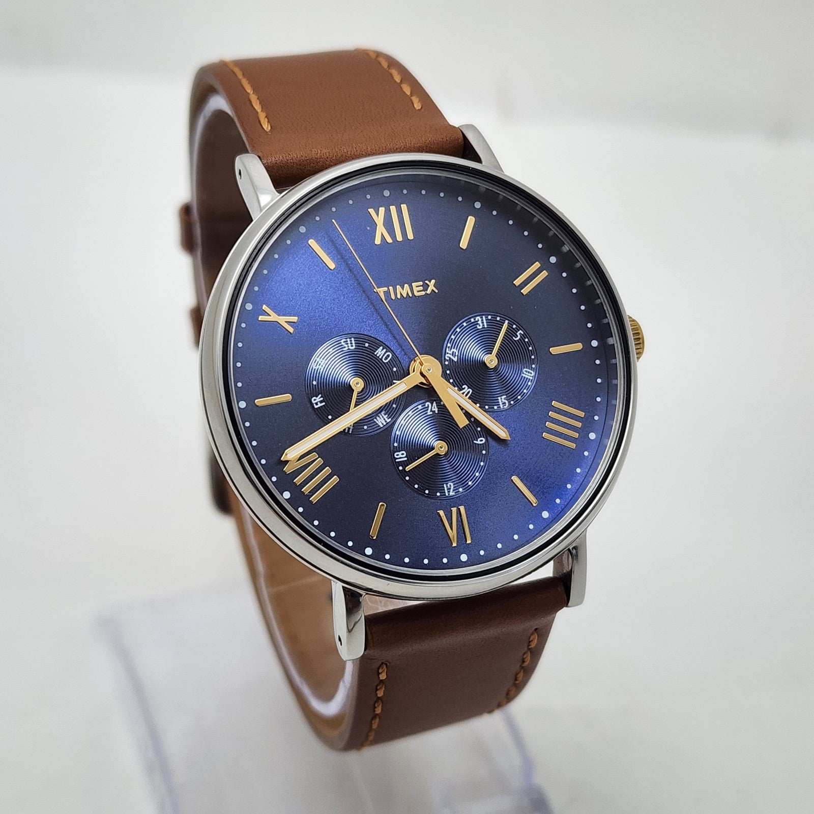 TIMEX Southview 41mm Multifunction Watch - TW2R29100 Chronograph Leather Strap