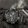 CASIO MRW-210H-1AVCF Quartz Watch - Men's Analog 100M Waterproof Black Resin